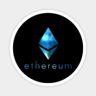 Ethereum (ETH) Logo - Etheric Blue Magnet